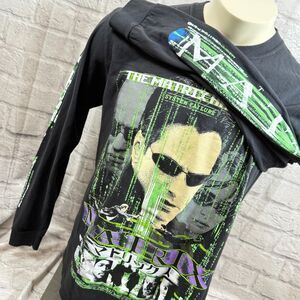 Rucking Fotten The Matrix Unplug / Upload Long Sleeve Men's T-Shirt Medium Neo